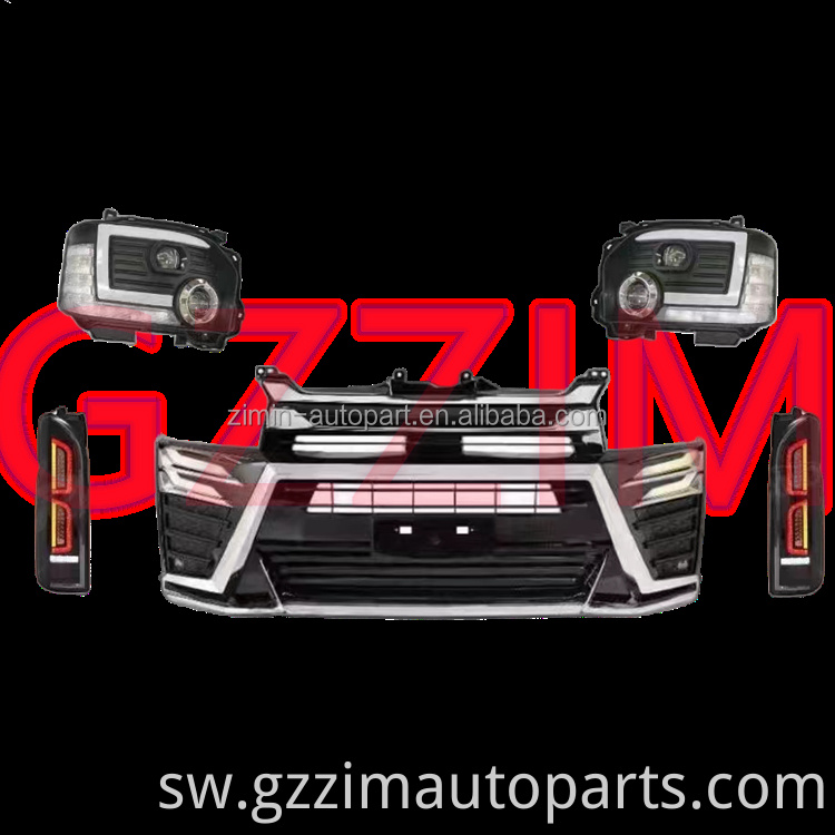 car accessories facelift grille bodykit headlamp & tail lamp for Hiace